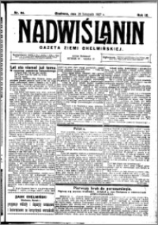 Nadwiślanin. Gazeta Ziemi Chełmińskiej, 1927.11.26 R. 9 nr 94