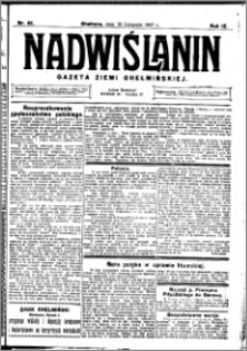 Nadwiślanin. Gazeta Ziemi Chełmińskiej, 1927.11.30 R. 9 nr 95