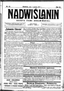 Nadwiślanin. Gazeta Ziemi Chełmińskiej, 1927.12.07 R. 9 nr 97