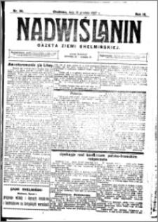 Nadwiślanin. Gazeta Ziemi Chełmińskiej, 1927.12.10 R. 9 nr 98