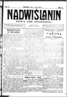 Nadwiślanin. Gazeta Ziemi Chełmińskiej, 1928.02.01 R. 10 nr 9