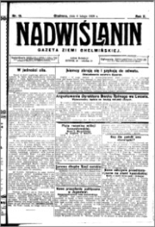 Nadwiślanin. Gazeta Ziemi Chełmińskiej, 1928.02.04 R. 10 nr 10