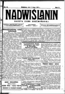 Nadwiślanin. Gazeta Ziemi Chełmińskiej, 1928.02.11 R. 10 nr 12