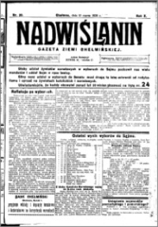 Nadwiślanin. Gazeta Ziemi Chełmińskiej, 1928.03.10 R. 10 nr 20