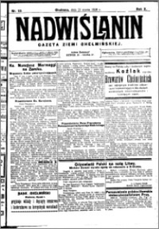 Nadwiślanin. Gazeta Ziemi Chełmińskiej, 1928.03.21 R. 10 nr 23