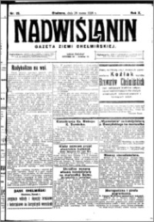 Nadwiślanin. Gazeta Ziemi Chełmińskiej, 1928.03.28 R. 10 nr 25