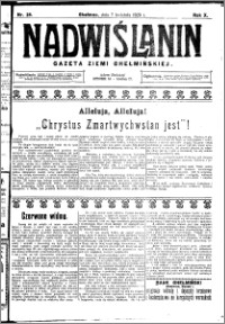 Nadwiślanin. Gazeta Ziemi Chełmińskiej, 1928.04.07 R. 10 nr 28