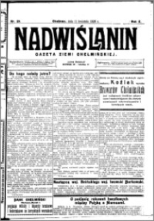 Nadwiślanin. Gazeta Ziemi Chełmińskiej, 1928.04.11 R. 10 nr 29