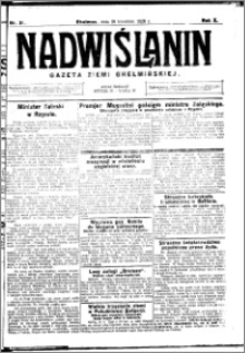 Nadwiślanin. Gazeta Ziemi Chełmińskiej, 1928.04.18 R. 10 nr 31