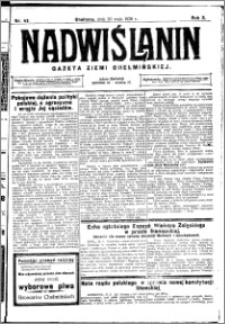 Nadwiślanin. Gazeta Ziemi Chełmińskiej, 1928.05.30 R. 10 nr 43