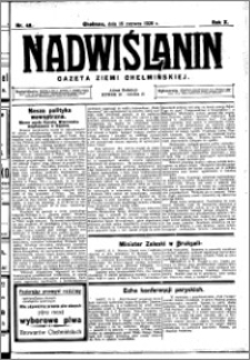 Nadwiślanin. Gazeta Ziemi Chełmińskiej, 1928.06.16 R. 10 nr 48