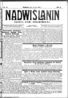 Nadwiślanin. Gazeta Ziemi Chełmińskiej, 1928.07.18 R. 10 nr 57