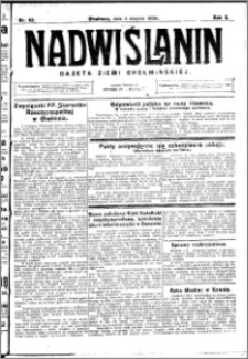 Nadwiślanin. Gazeta Ziemi Chełmińskiej, 1928.08.04 R. 10 nr 62