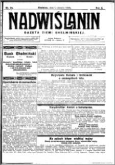 Nadwiślanin. Gazeta Ziemi Chełmińskiej, 1928.08.11 R. 10 nr 64