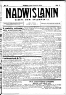 Nadwiślanin. Gazeta Ziemi Chełmińskiej, 1928.08.29 R. 10 nr 69