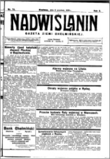 Nadwiślanin. Gazeta Ziemi Chełmińskiej, 1928.09.08 R. 10 nr 72