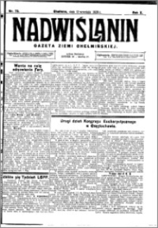 Nadwiślanin. Gazeta Ziemi Chełmińskiej, 1928.09.12 R. 10 nr 73