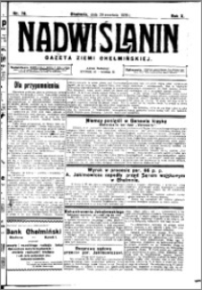 Nadwiślanin. Gazeta Ziemi Chełmińskiej, 1928.09.29 R. 10 nr 78