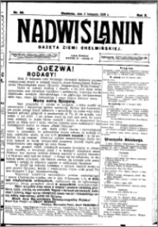 Nadwiślanin. Gazeta Ziemi Chełmińskiej, 1928.11.03 R. 10 nr 88