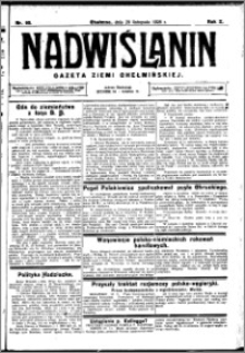 Nadwiślanin. Gazeta Ziemi Chełmińskiej, 1928.11.29 R. 10 nr 95