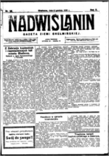 Nadwiślanin. Gazeta Ziemi Chełmińskiej, 1928.12.12 R. 10 nr 99