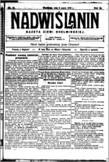Nadwiślanin. Gazeta Ziemi Chełmińskiej, 1929.03.06 R. 11 nr 18