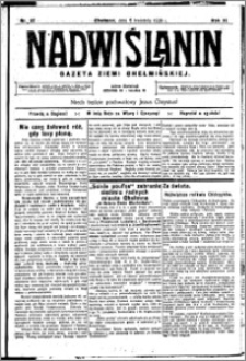 Nadwiślanin. Gazeta Ziemi Chełmińskiej, 1929.04.06 R. 11 nr 27