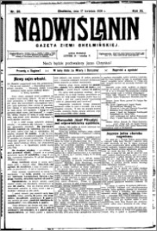 Nadwiślanin. Gazeta Ziemi Chełmińskiej, 1929.04.17 R. 11 nr 30