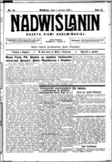 Nadwiślanin. Gazeta Ziemi Chełmińskiej, 1929.06.05 R. 11 nr 44