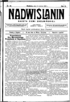 Nadwiślanin. Gazeta Ziemi Chełmińskiej, 1929.06.12 R. 11 nr 46