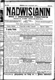 Nadwiślanin. Gazeta Ziemi Chełmińskiej, 1929.10.05 R. 11 nr 93