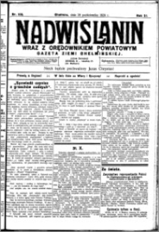 Nadwiślanin. Gazeta Ziemi Chełmińskiej, 1929.10.29 R. 11 nr 103