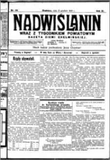 Nadwiślanin. Gazeta Ziemi Chełmińskiej, 1929.12.10 R. 11 nr 121