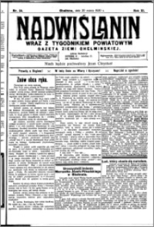 Nadwiślanin. Gazeta Ziemi Chełmińskiej, 1930.03.20 R. 12 nr 34