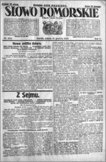 Słowo Pomorskie 1925.12.19 R.5 nr 294