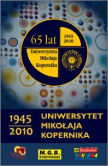 65 lat Uniwersytetu Mikołaja Kopernika 1945-2010 - wystawa