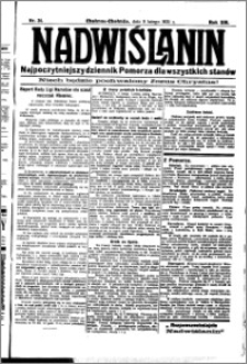 Nadwiślanin. Gazeta Ziemi Chełmińskiej, 1931.02.08 R. 13 nr 31