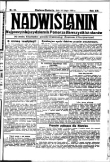 Nadwiślanin. Gazeta Ziemi Chełmińskiej, 1931.02.10 R. 13 nr 32