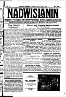 Nadwiślanin. Gazeta Ziemi Chełmińskiej, 1931.03.26 R. 13 nr 70