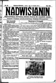 Nadwiślanin. Gazeta Ziemi Chełmińskiej, 1931.04.14 R. 13 nr 85