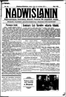 Nadwiślanin. Gazeta Ziemi Chełmińskiej, 1931.04.24 R. 13 nr 94