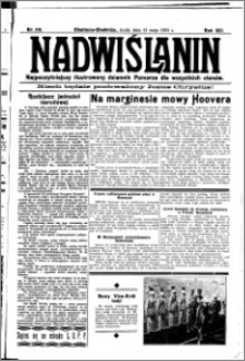 Nadwiślanin. Gazeta Ziemi Chełmińskiej, 1931.05.13 R. 13 nr 110