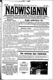 Nadwiślanin. Gazeta Ziemi Chełmińskiej, 1931.08.22 R. 13 nr 192