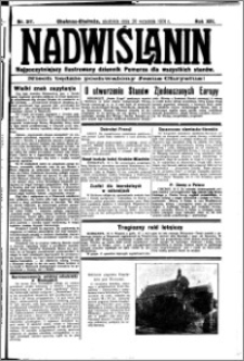 Nadwiślanin. Gazeta Ziemi Chełmińskiej, 1931.09.20 R. 13 nr 217