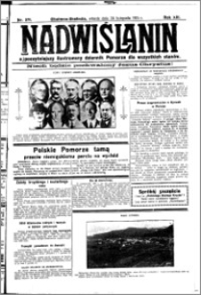 Nadwiślanin. Gazeta Ziemi Chełmińskiej, 1931.11.24 R. 13 nr 271