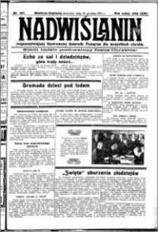 Nadwiślanin. Gazeta Ziemi Chełmińskiej, 1931.12.13 R. 13 nr 287