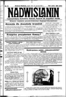 Nadwiślanin. Gazeta Ziemi Chełmińskiej, 1932.01.22 R. 14 nr 16