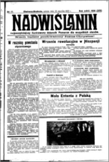 Nadwiślanin. Gazeta Ziemi Chełmińskiej, 1932.01.23 R. 14 nr 17