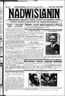 Nadwiślanin. Gazeta Ziemi Chełmińskiej, 1932.01.29 R. 14 nr 22