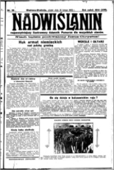 Nadwiślanin. Gazeta Ziemi Chełmińskiej, 1932.02.19 R. 14 nr 39